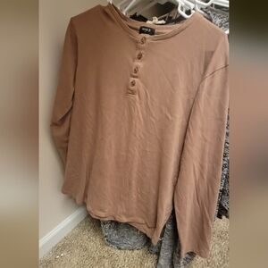 BUNDLE - Forever 21 men's Tan Long Sleeve Top